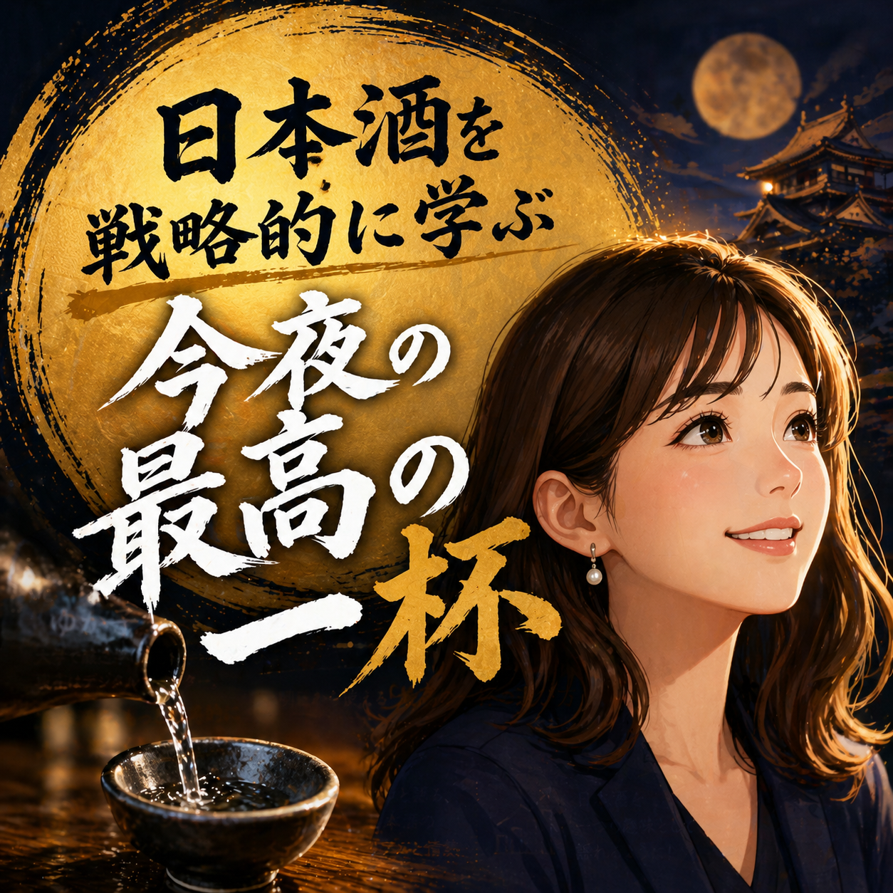 日本酒を戦略的に学ぶ 「今夜の最高の一杯」のカバー画像